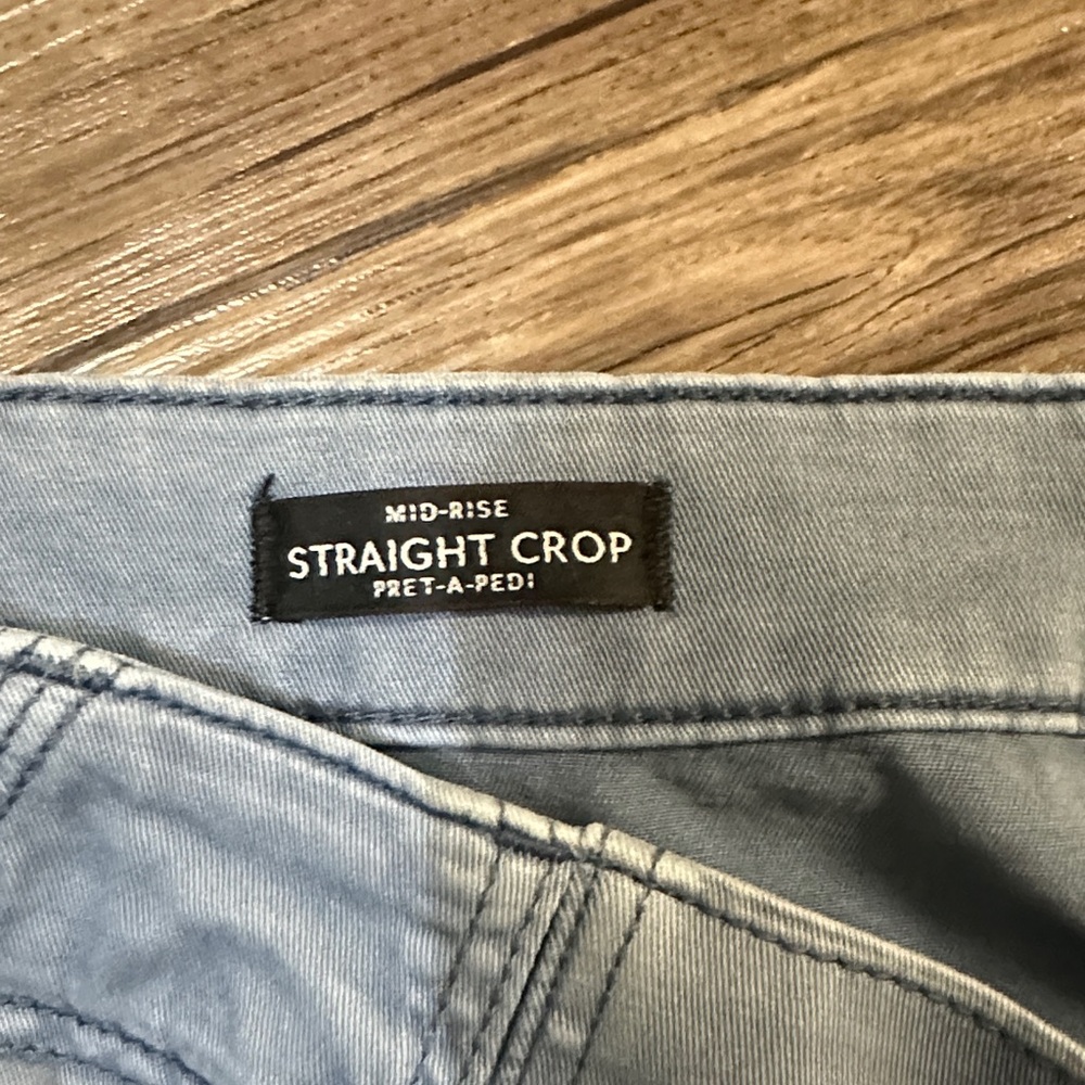White House Black Market Light Gray Cargo Pants - Picture 3 of 4